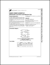 datasheet for DS8921AMX by 