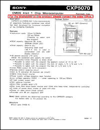 datasheet for CXP5070 by Sony Semiconductor