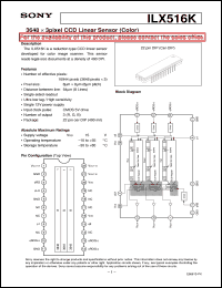 datasheet for ILX516K by Sony Semiconductor
