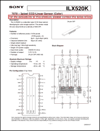 datasheet for ILX520K by Sony Semiconductor
