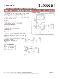 datasheet for SLD303B by Sony Semiconductor