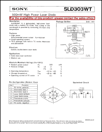 datasheet for SLD303WT by Sony Semiconductor