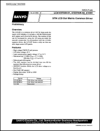 datasheet for LC4103TAB-01 by SANYO Electric Co., Ltd.