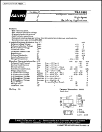 datasheet for 2SA1883 by SANYO Electric Co., Ltd.