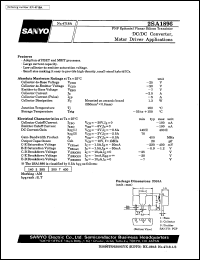 datasheet for 2SA1896 by SANYO Electric Co., Ltd.