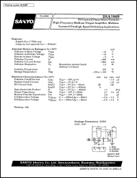 datasheet for 2SA1969 by SANYO Electric Co., Ltd.