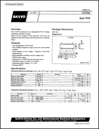 datasheet for LC7444 by SANYO Electric Co., Ltd.