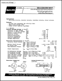 datasheet for 2SC3917 by SANYO Electric Co., Ltd.