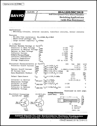 datasheet for 2SA1525 by SANYO Electric Co., Ltd.