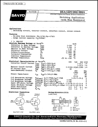 datasheet for 2SA1527 by SANYO Electric Co., Ltd.