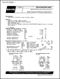 datasheet for 2SC4027 by SANYO Electric Co., Ltd.