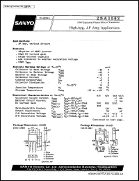 datasheet for 2SA1562 by SANYO Electric Co., Ltd.