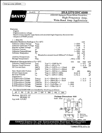 datasheet for 2SA1575 by SANYO Electric Co., Ltd.