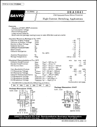 datasheet for 2SA1641 by SANYO Electric Co., Ltd.