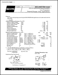 datasheet for 2SA1687 by SANYO Electric Co., Ltd.