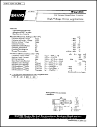 datasheet for 2SA1699 by SANYO Electric Co., Ltd.