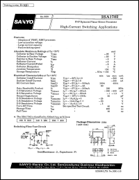 datasheet for 2SA1702 by SANYO Electric Co., Ltd.