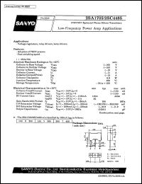datasheet for 2SA1705 by SANYO Electric Co., Ltd.