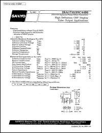 datasheet for 2SA1710 by SANYO Electric Co., Ltd.