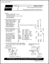 datasheet for 2SA1729 by SANYO Electric Co., Ltd.