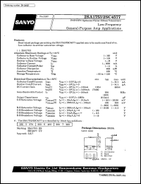 datasheet for 2SA1753 by SANYO Electric Co., Ltd.
