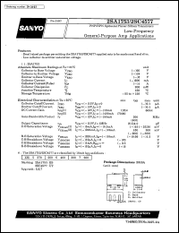 datasheet for 2SC4577 by SANYO Electric Co., Ltd.