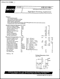 datasheet for 2SA1764 by SANYO Electric Co., Ltd.