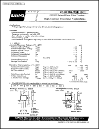 datasheet for 2SB1201 by SANYO Electric Co., Ltd.