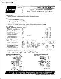 datasheet for 2SD1801 by SANYO Electric Co., Ltd.