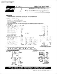 datasheet for 2SD1802 by SANYO Electric Co., Ltd.