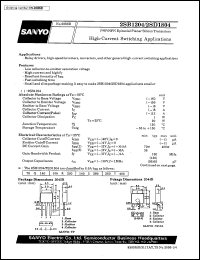 datasheet for 2SB1204 by SANYO Electric Co., Ltd.