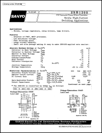 datasheet for 2SB1205 by SANYO Electric Co., Ltd.