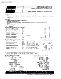 datasheet for 2SD1815 by SANYO Electric Co., Ltd.