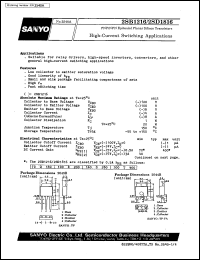 datasheet for 2SB1216 by SANYO Electric Co., Ltd.