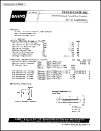 datasheet for 2SD1852 by SANYO Electric Co., Ltd.