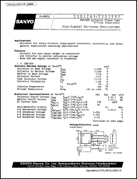 datasheet for 2SD1905 by SANYO Electric Co., Ltd.