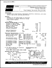 datasheet for 2SD1907 by SANYO Electric Co., Ltd.