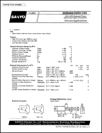 datasheet for 2SD1153 by SANYO Electric Co., Ltd.