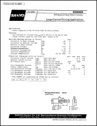 datasheet for 2SB893 by SANYO Electric Co., Ltd.