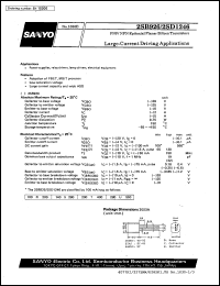 datasheet for 2SD1246 by SANYO Electric Co., Ltd.