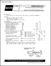 datasheet for 2SD1247 by SANYO Electric Co., Ltd.