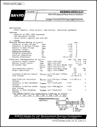 datasheet for 2SD1347 by SANYO Electric Co., Ltd.