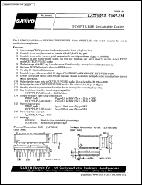 datasheet for LC7367J by SANYO Electric Co., Ltd.