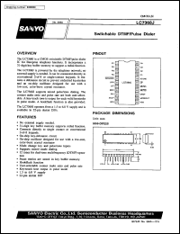 datasheet for LC7368J by SANYO Electric Co., Ltd.