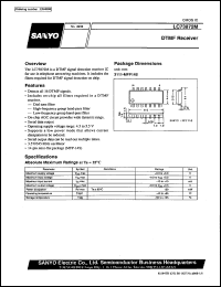 datasheet for LC73872M by SANYO Electric Co., Ltd.