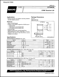 datasheet for LC73881M by SANYO Electric Co., Ltd.