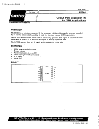 datasheet for LC7802 by SANYO Electric Co., Ltd.