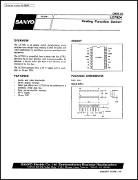 datasheet for LC7824 by SANYO Electric Co., Ltd.