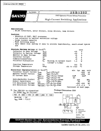 datasheet for 2SB1302 by SANYO Electric Co., Ltd.