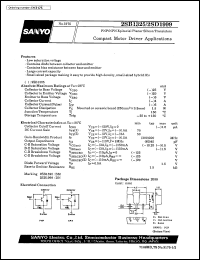 datasheet for 2SD1999 by SANYO Electric Co., Ltd.